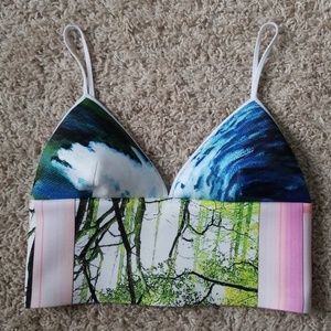 Clover Canyon Printes Crop Top